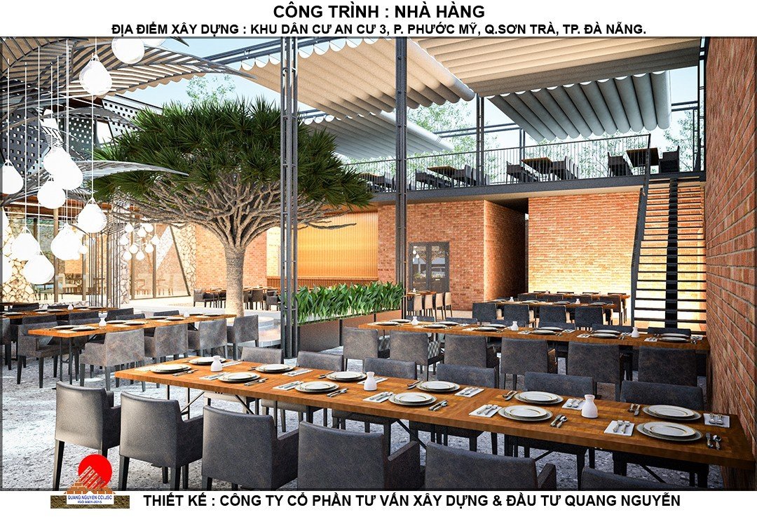 THIẾT KẾ NHÀ HÀNG ANH THUẬN 2