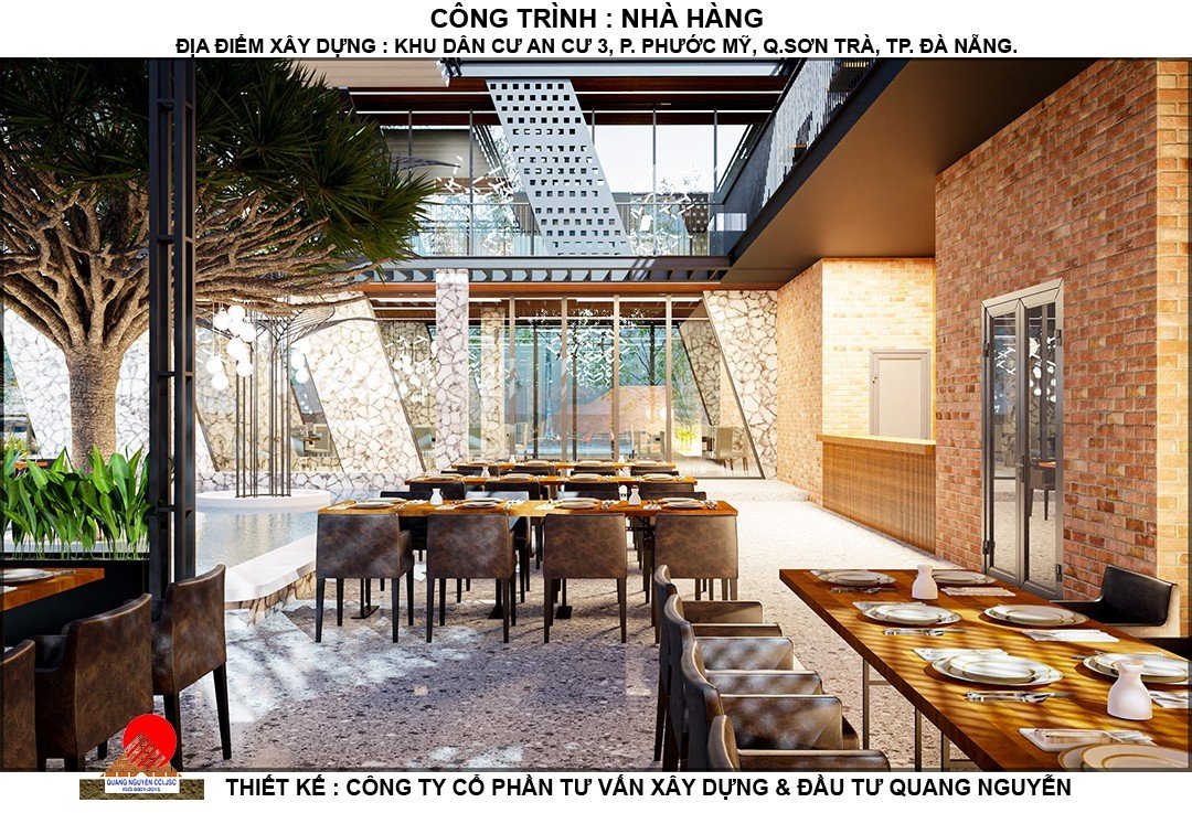 THIẾT KẾ NHÀ HÀNG ANH THUẬN 3
