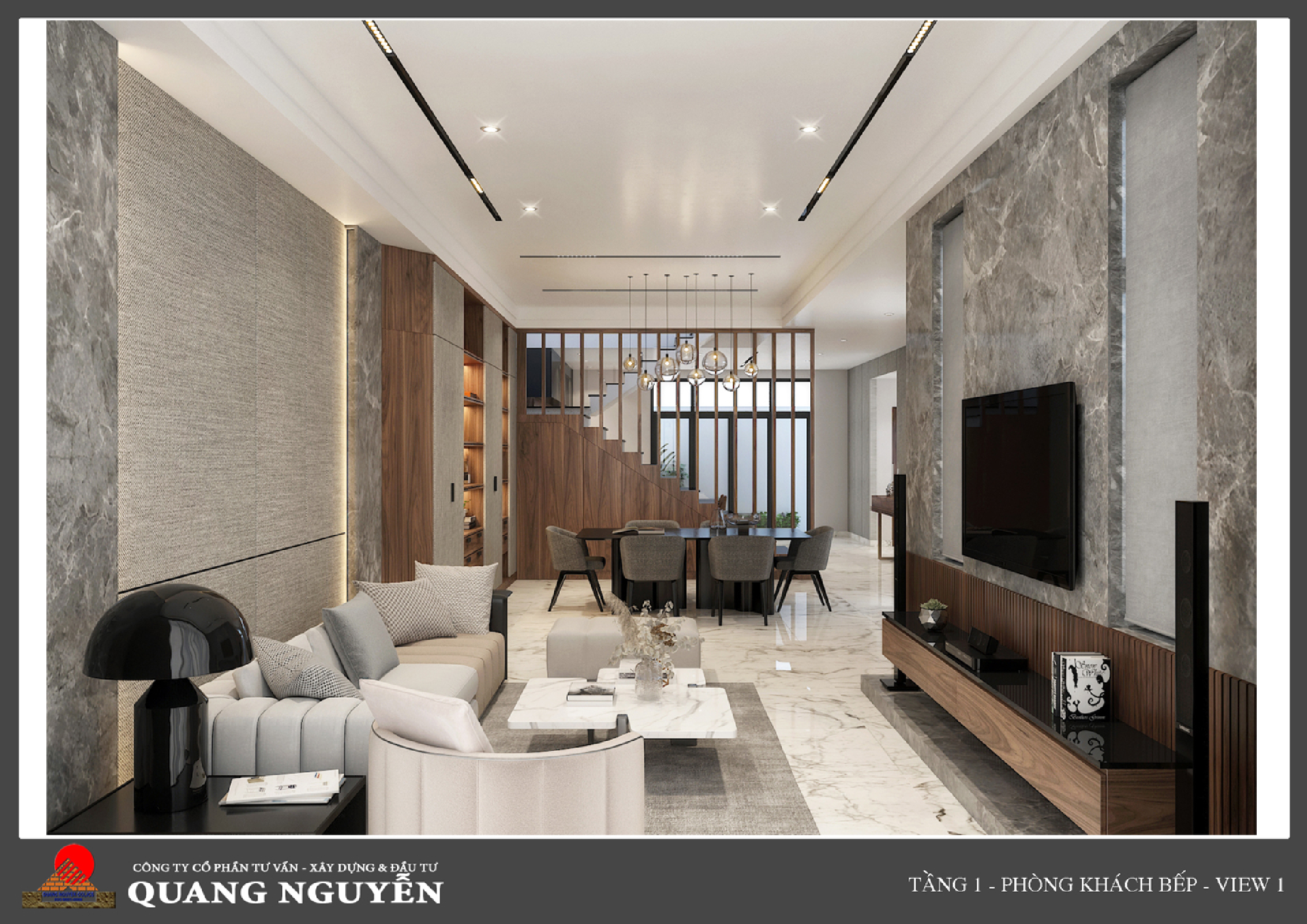Thiết kế nội thất nhà phố 1 Thiết kế nội thất nhà phố 1
