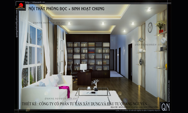 THIẾT KẾ PHÒNG SÁCH