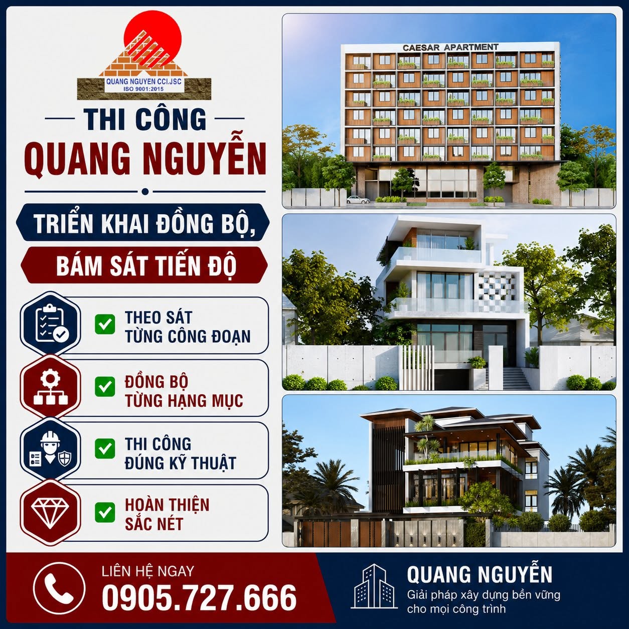 THI CÔNG QUANG NGUYỄN – TRIỂN KHAI ĐỒNG BỘ, BÁM SÁT TIẾN ĐỘ