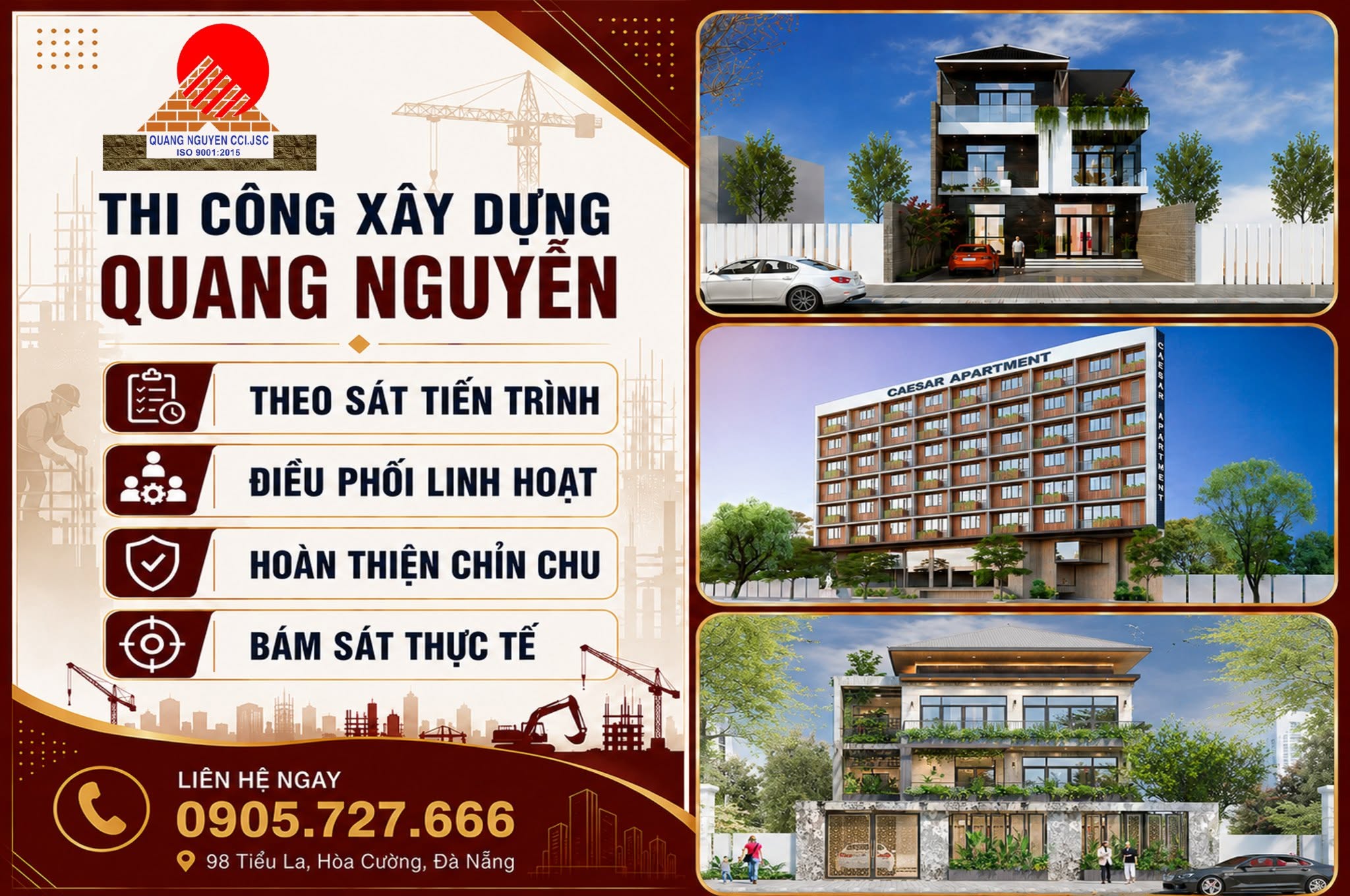 QUANG NGUYỄN – ĐƠN VỊ THI CÔNG TAY NGHỀ CA0