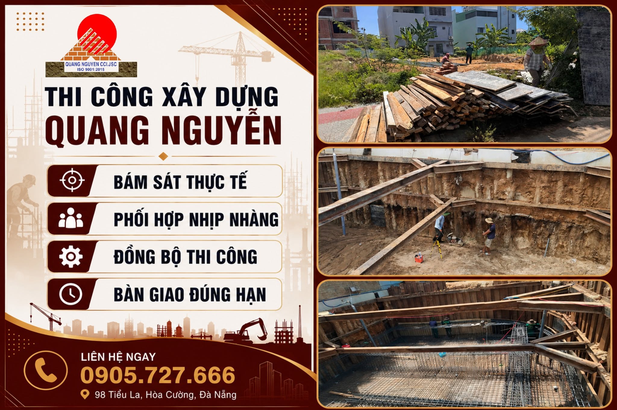 ĐƠN VỊ THI CÔNG CHUẨN KỸ THUẬT – THI CÔNG XÂY DỰNG QUANG NGUYỄN