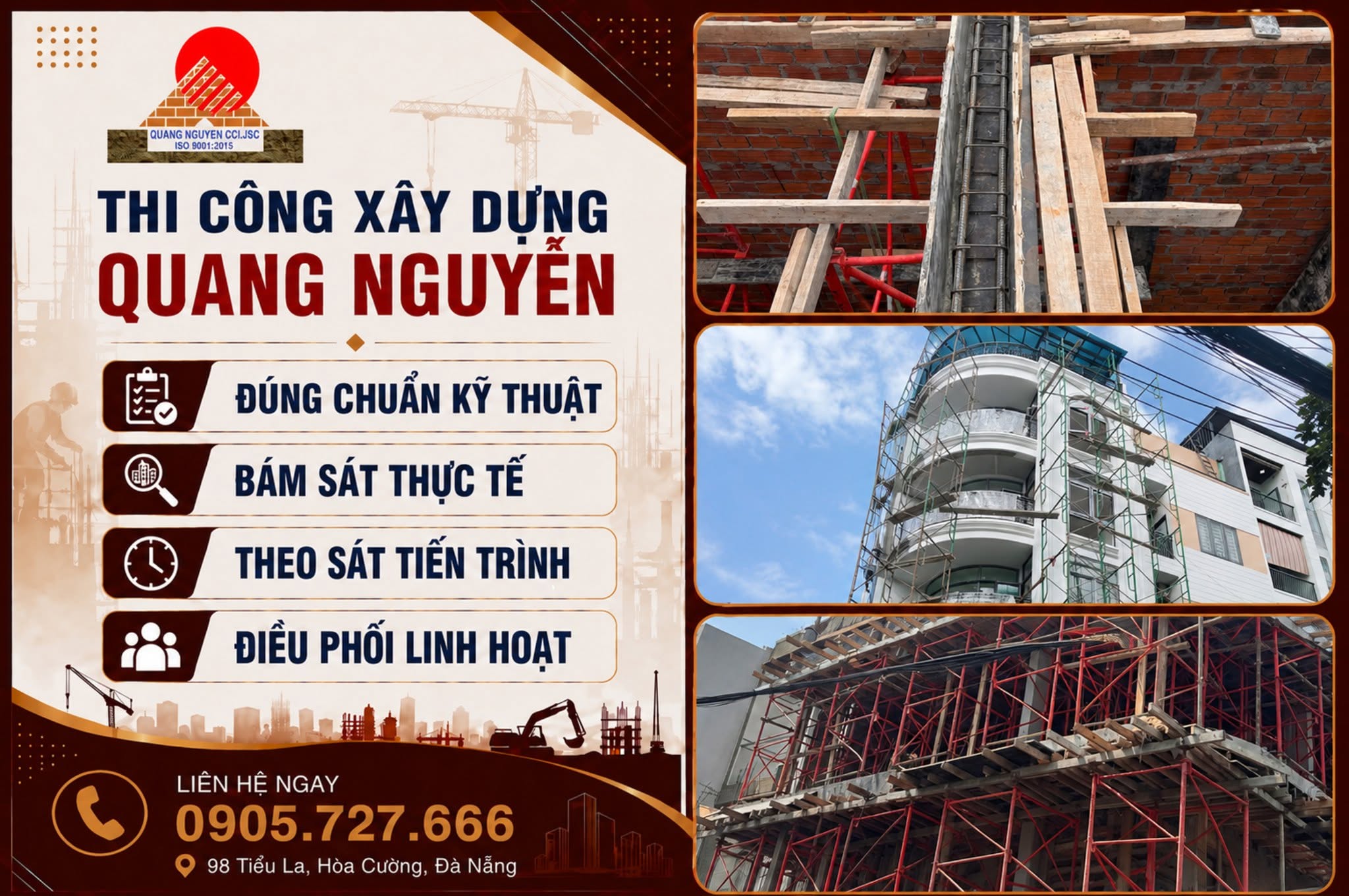 THEO SÁT TIẾN TRÌNH, BÁM SÁT THỰC TẾ – THI CÔNG XÂY DỰNG QUANG NGUYỄN