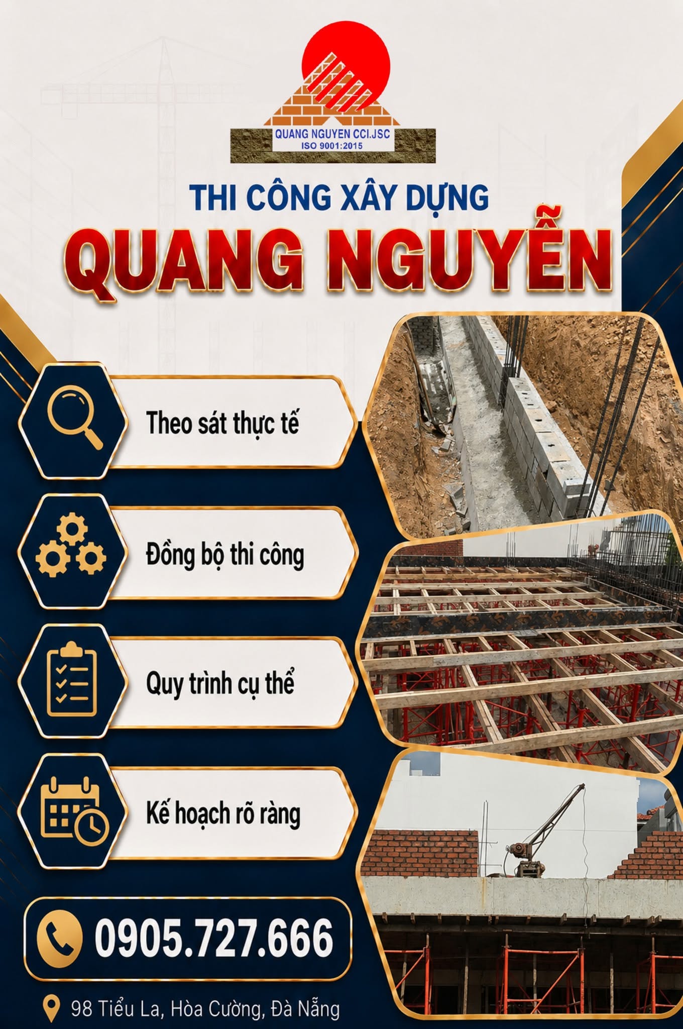 ĐƠN VỊ THI CÔNG CHUẨN XÁC – THI CÔNG XÂY DỰNG QUANG NGUYỄN
