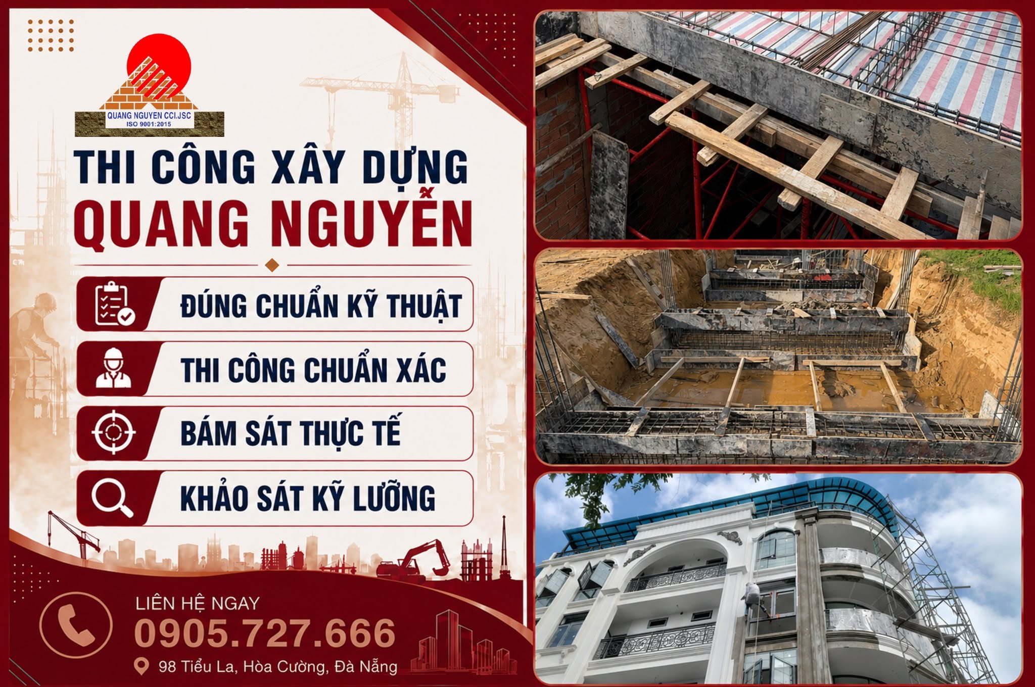 ĐƠN VỊ THI CÔNG ĐẢM BẢO CHẤT LƯỢNG – THI CÔNG XÂY DỰNG QUANG NGUYỄN