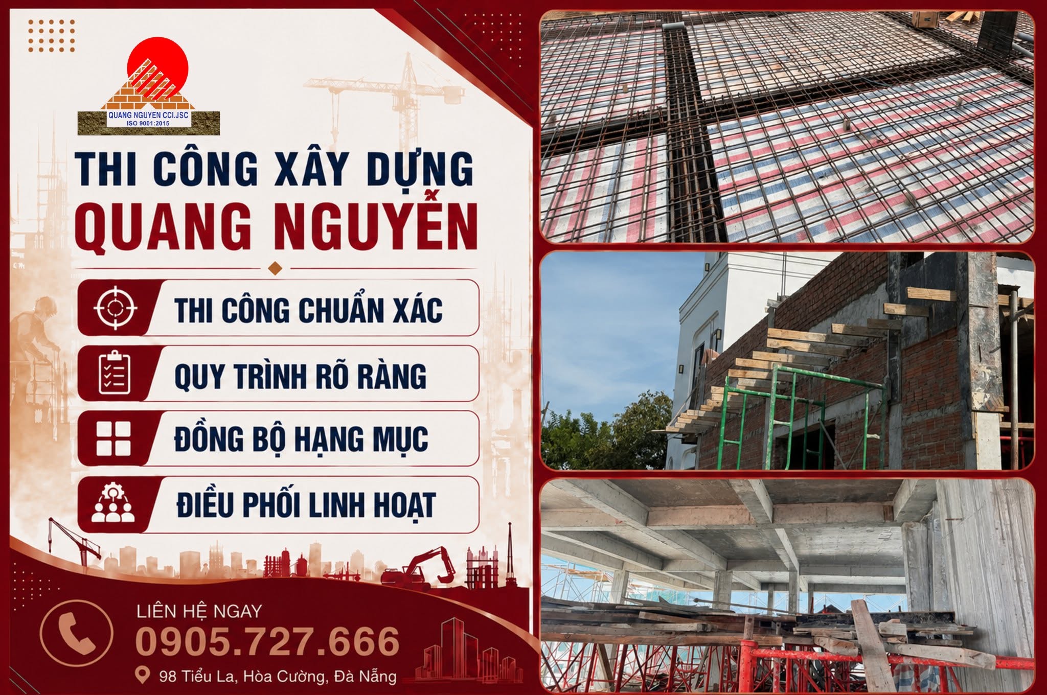 ĐƠN VỊ THI CÔNG KỸ THUẬT CHUẨN XÁC – THI CÔNG XÂY DỰNG QUANG NGUYỄN