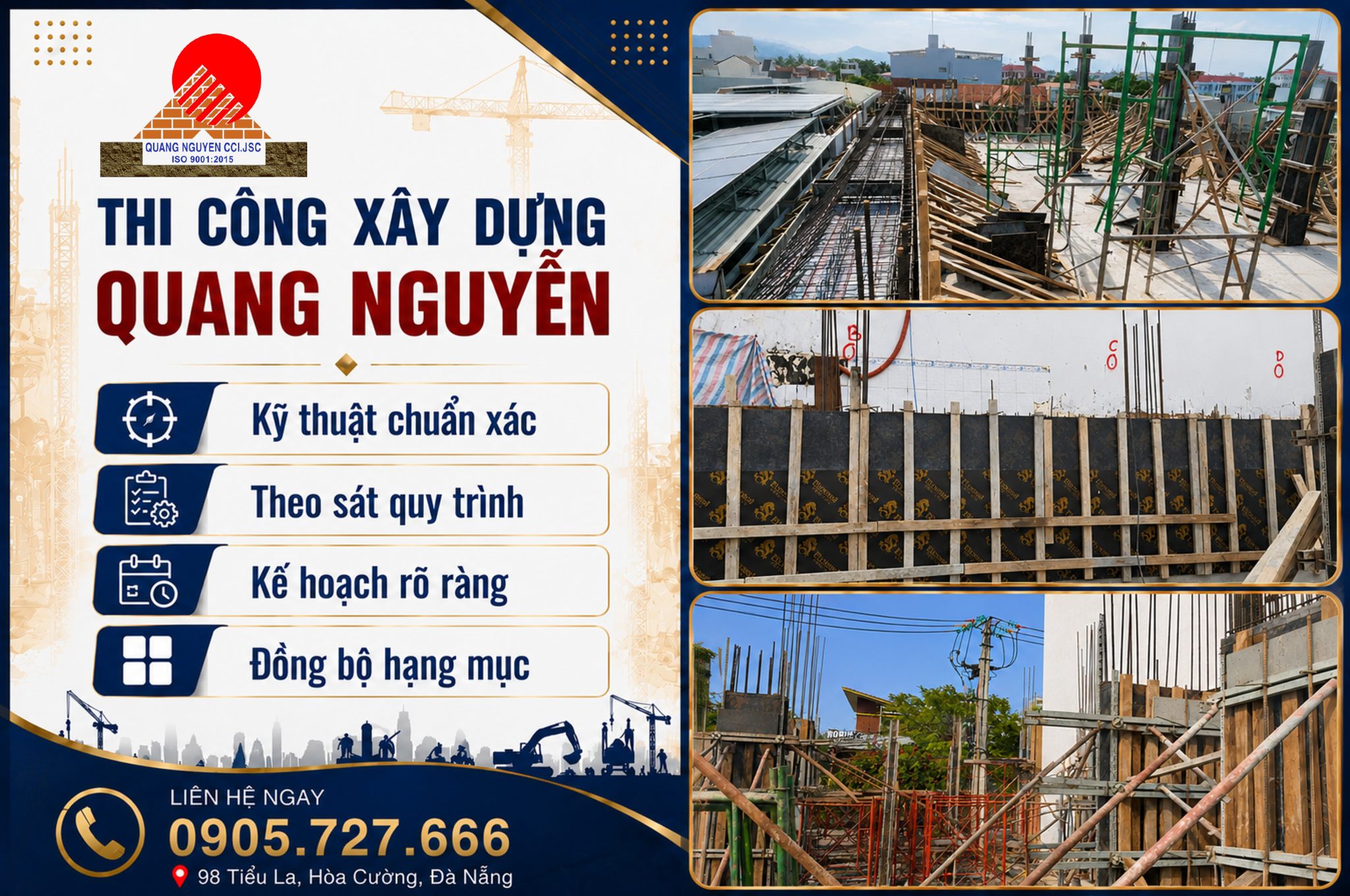 ĐƠN VỊ XÂY DỰNG ĐÁNG TIN CẬY – THI CÔNG XÂY DỰNG QUANG NGUYỄN