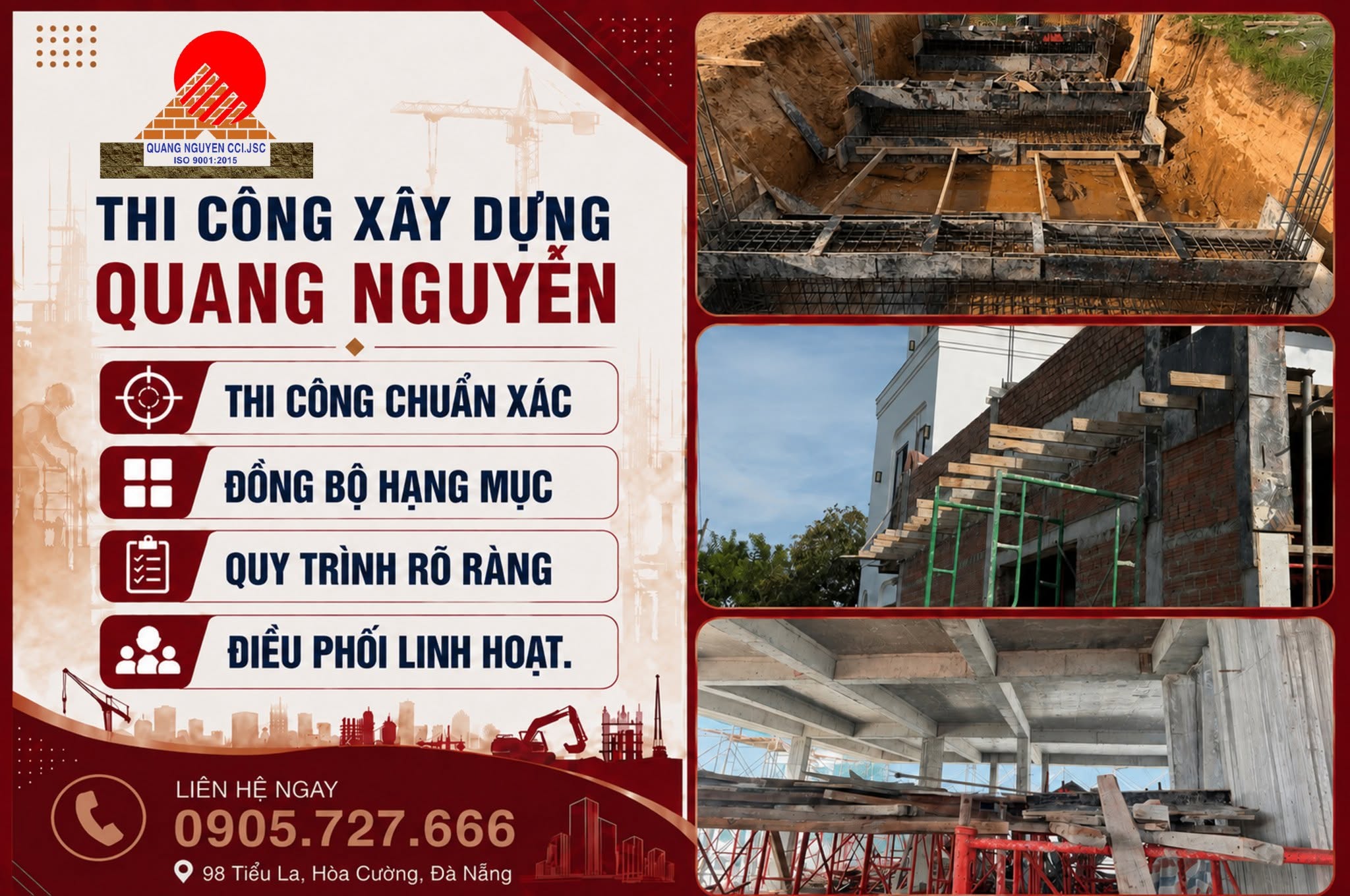 ĐƠN VỊ HOÀN THIỆN CÔNG TRÌNH CHỈN CHU – THI CÔNG XÂY DỰNG QUANG NGUYỄN