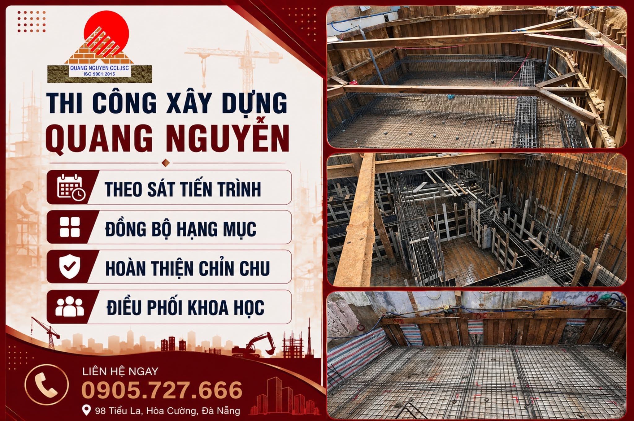 ĐƠN VỊ XÂY DỰNG BÀI BẢN – THI CÔNG XÂY DỰNG QUANG NGUYỄN