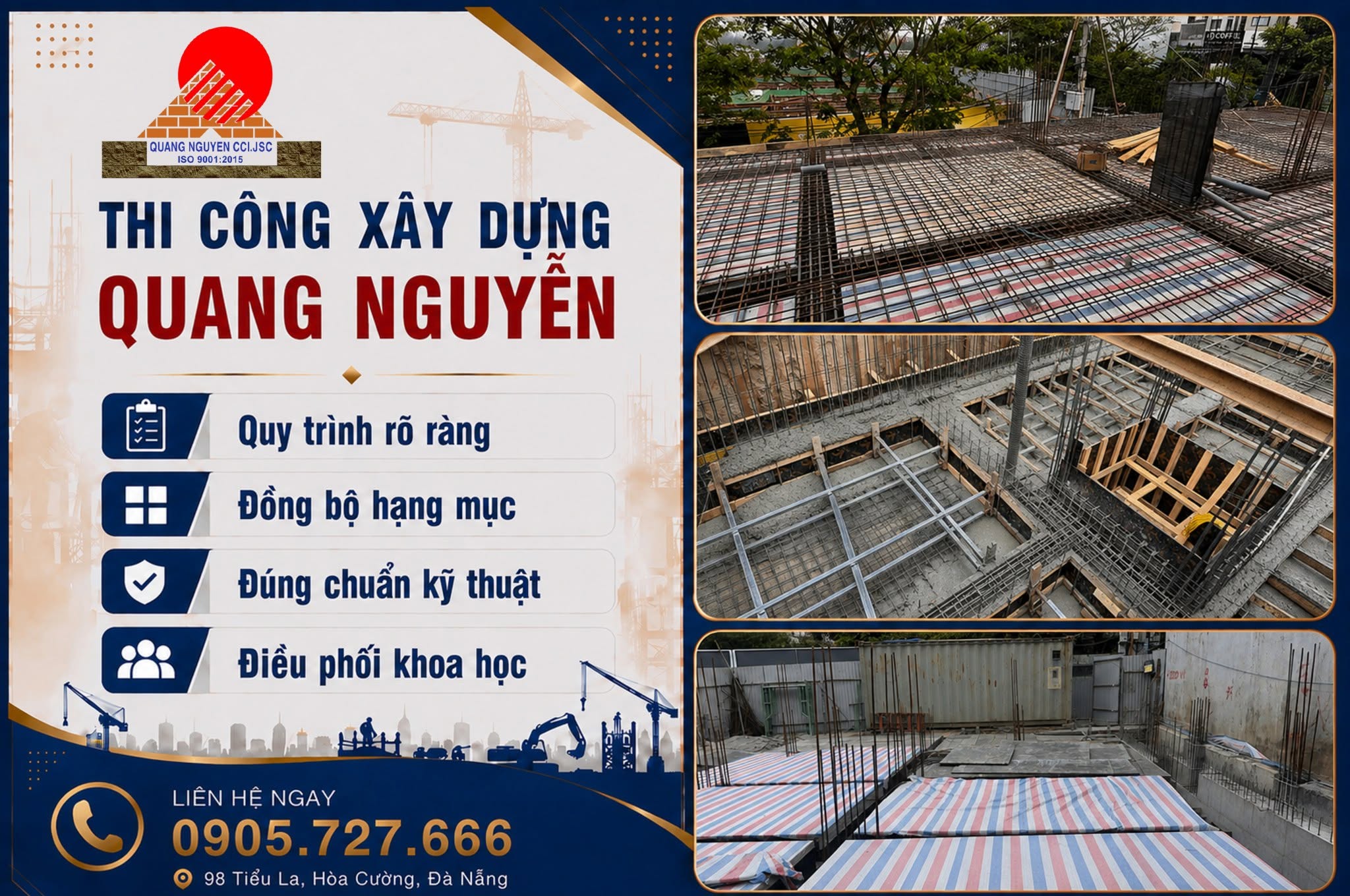 ĐƠN VỊ THI CÔNG CÔNG TRÌNH BỀN VỮNG – THI CÔNG XÂY DỰNG QUANG NGUYỄN