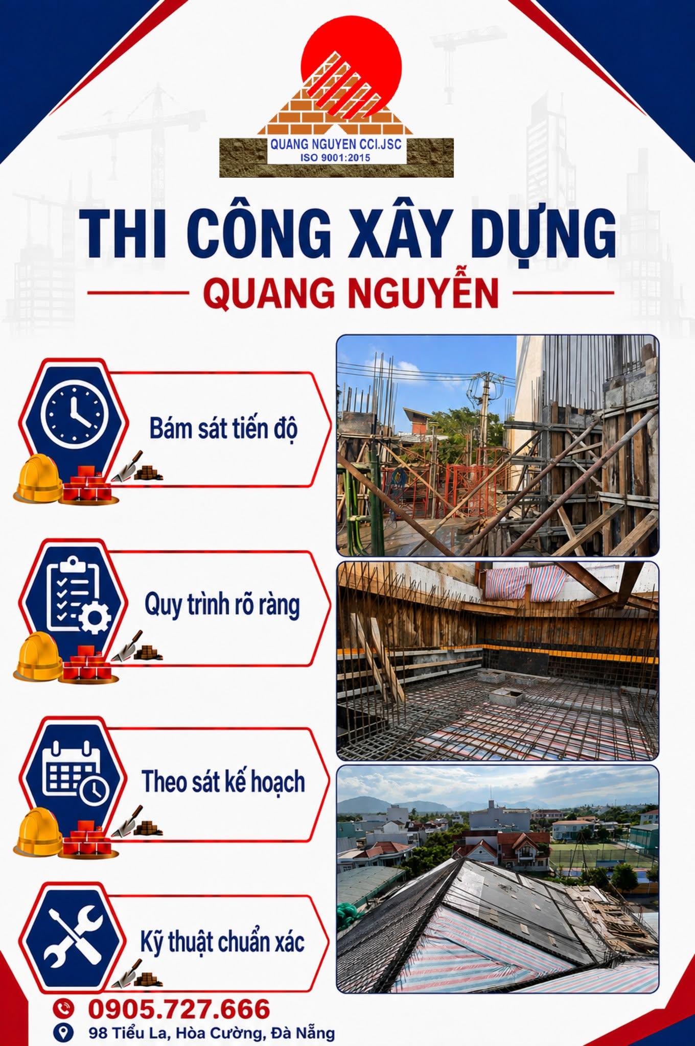 ĐƠN VỊ THI CÔNG PHỐI HỢP ĐỒNG BỘ – THI CÔNG XÂY DỰNG QUANG NGUYỄN