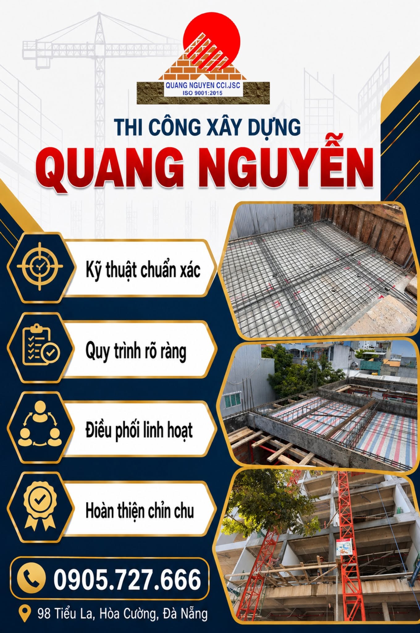 ĐƠN VỊ THI CÔNG BÀI BẢN – THI CÔNG XÂY DỰNG QUANG NGUYỄN