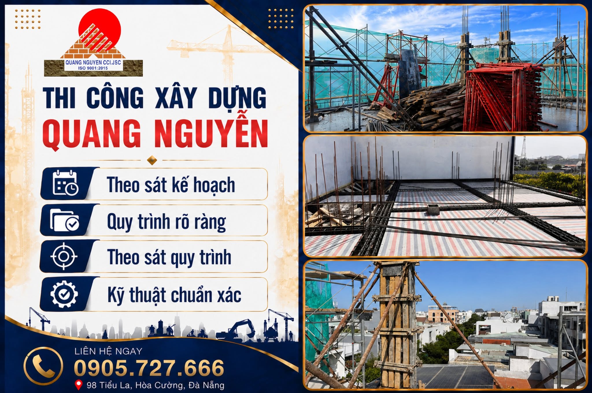 ĐỘI THI CÔNG XÂY DỰNG VỮNG CHUYÊN MÔN – THI CÔNG XÂY DỰNG QUANG NGUYỄN