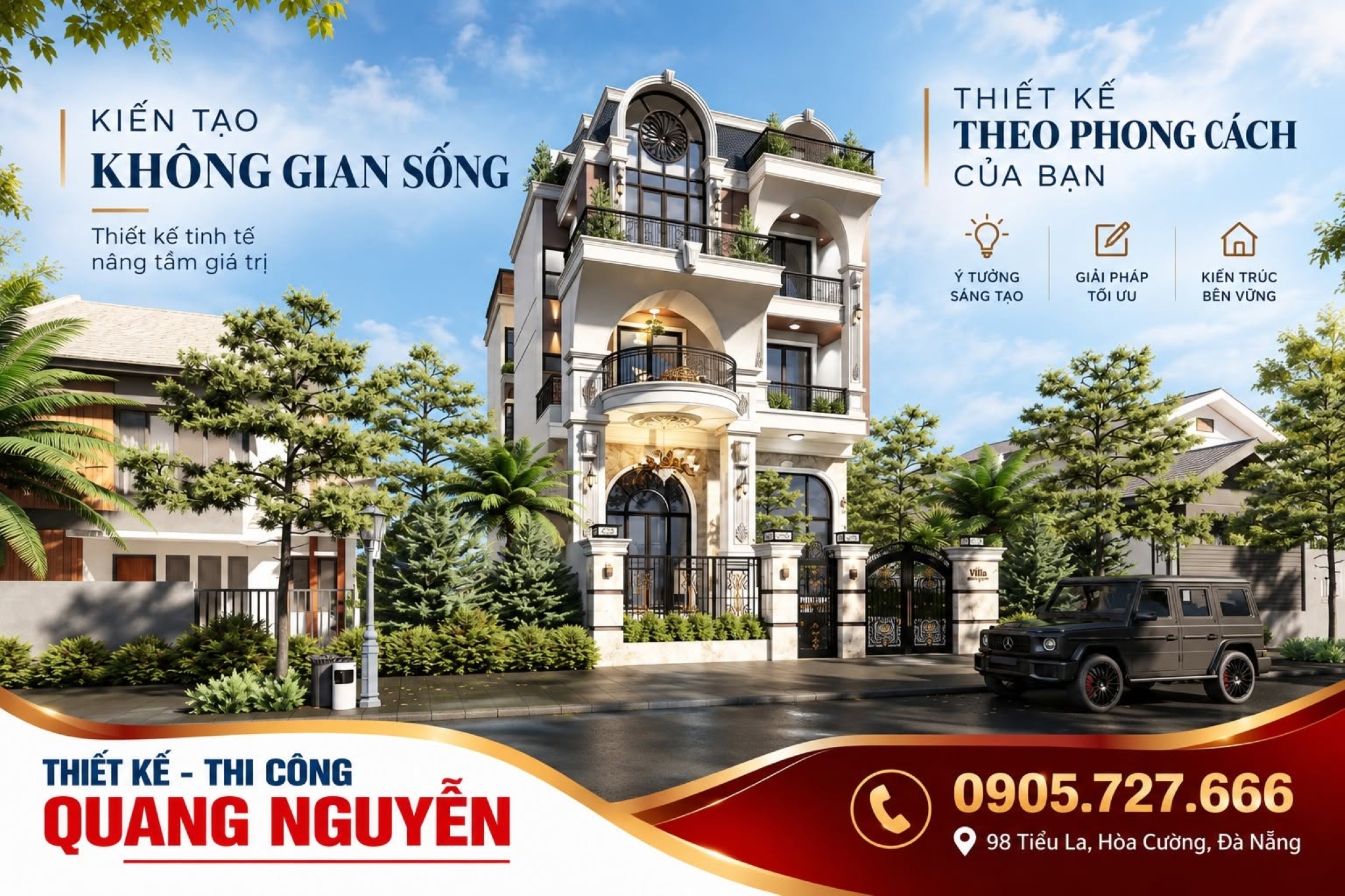 THIẾT KẾ HÀI HÒA TỪNG GÓC NHÌN – THIẾT KẾ THI CÔNG QUANG NGUYỄN