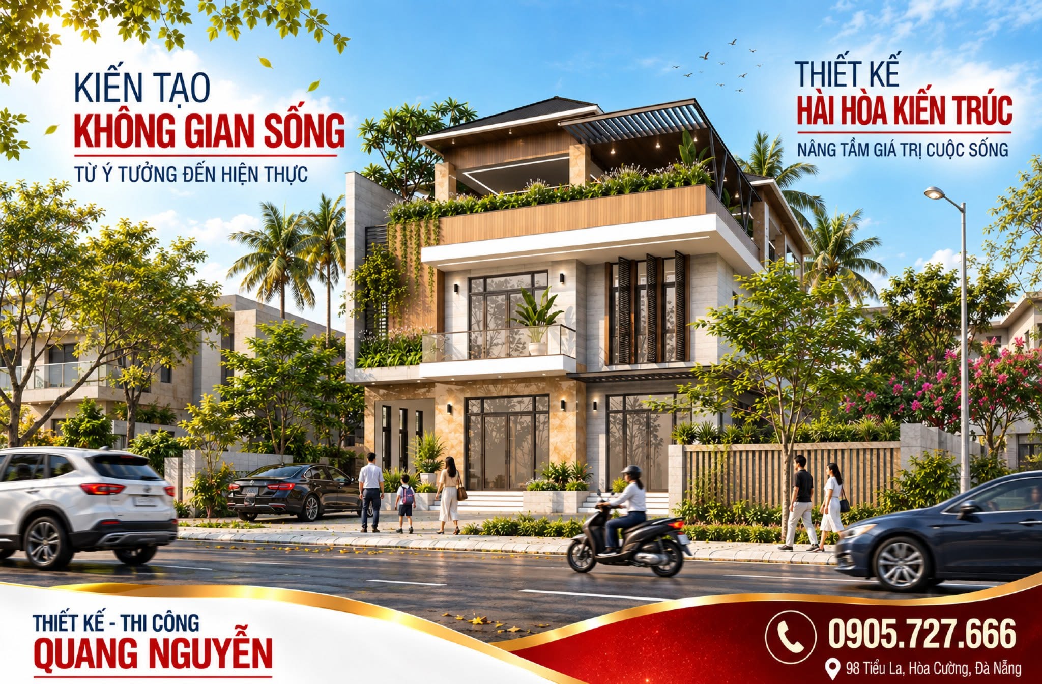 BẢN THIẾT KẾ CHĂM CHÚT TỪNG KHÔNG GIAN – THIẾT KẾ THI CÔNG QUANG NGUYỄN