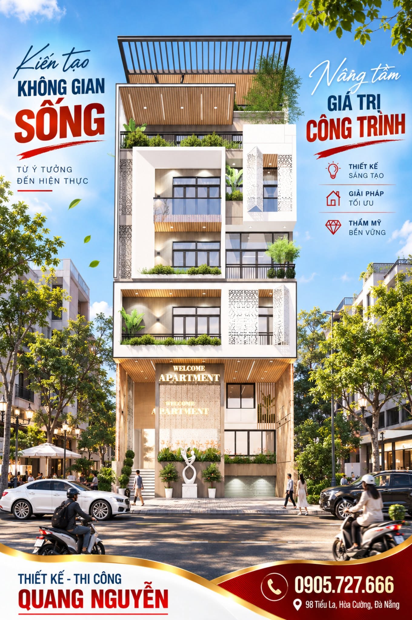 BẢN THIẾT KẾ NÂNG TẦM GIÁ TRỊ CÔNG TRÌNH – THIẾT KẾ THI CÔNG QUANG NGUYỄN