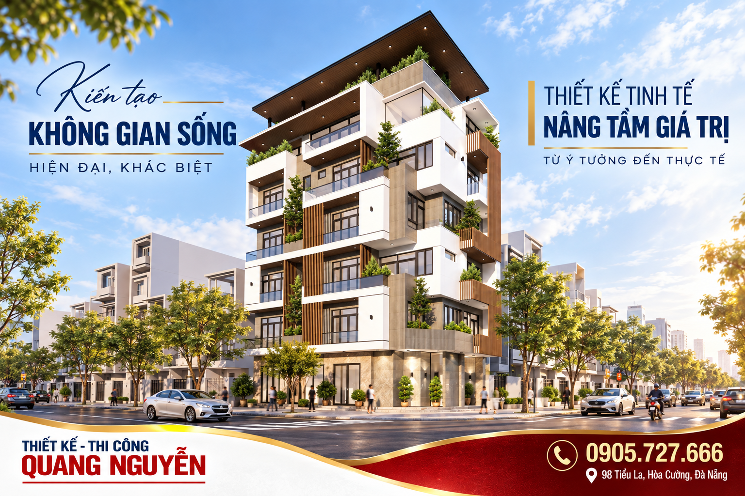 SẢN PHẨM THIẾT KẾ ĐẸP TỪ BỐ CỤC ĐẾN TỔNG THỂ – THIẾT KẾ THI CÔNG QUANG NGUYỄN