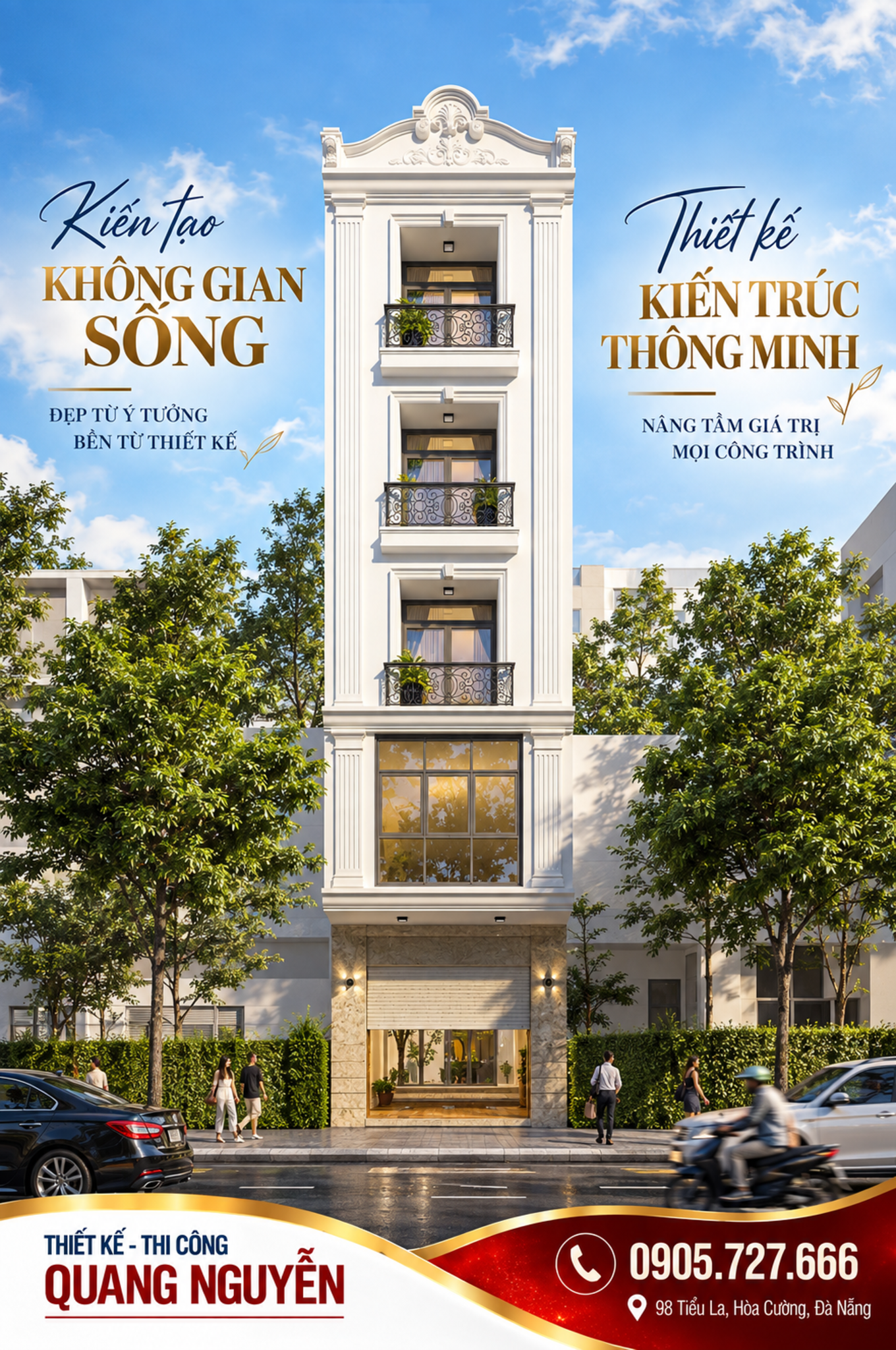 THIẾT KẾ KIẾN TRÚC THÔNG MINH – THIẾT KẾ THI CÔNG QUANG NGUYỄN