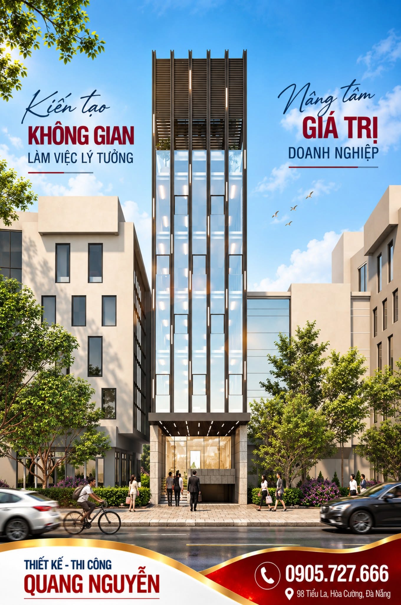 KIẾN TẠO KHÔNG GIAN LÀM VIỆC LÝ TƯỞNG – THIẾT KẾ THI CÔNG QUANG NGUYỄN