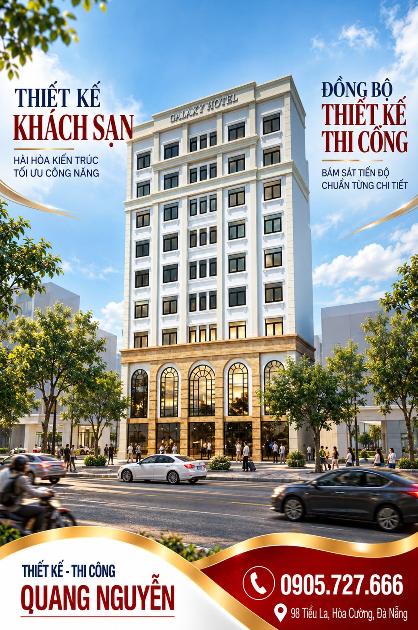 THIẾT KẾ KHÁCH SẠN TỐI ƯU CÔNG NĂNG – THIẾT KẾ THI CÔNG QUANG NGUYỄN